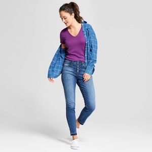 Purple v neck shirt!